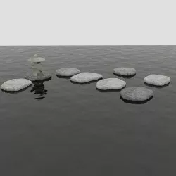 Water Tample 3D model