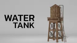 Water tank 3D model