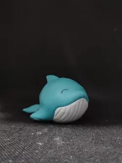 Whale cute animals chibi  3D model