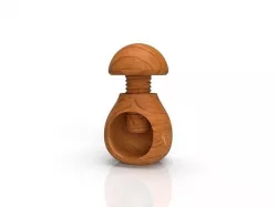 Wooden Nutcracker 3D model