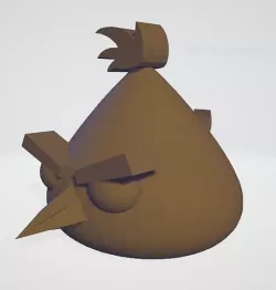 Yellow bird    Angry birds 3D model