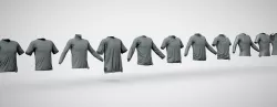11 Basic LowPoly T-Shirts Pack 3D model