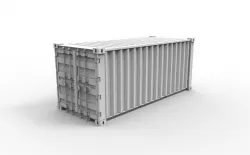20 Foot ISO Shipping Container 3D model