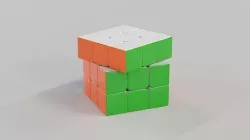 3x3 Speed Cube 3D model