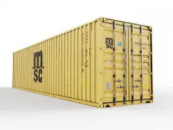 40 feet  High Cube MSC shipping container  3D model