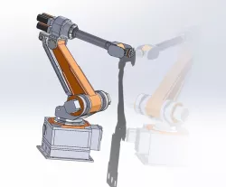 6 axis robots 3D model