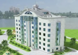 8 Storey Apartment Building 3D model 3D model