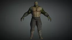 AAA Comics  Character  08  Killer Crock Low-poly 3D model
