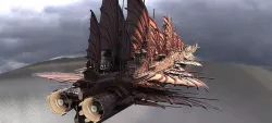 Airship Dragon Emperor 3D model