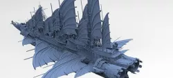 Airship Emperor Palace 3D model