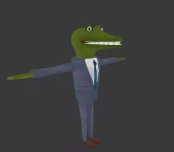 alligator shepherd 3D model