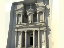 Architecture Petra 3D Model 3D model