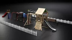 asset playground Low-poly 3D model