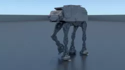 AT-AT star wars walker Low-poly 3D model