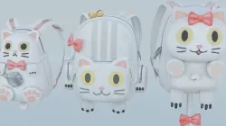 Bag 3x Silly Kitten Backpack 3D model