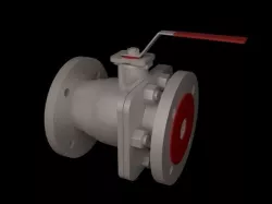 ball valve 3D model