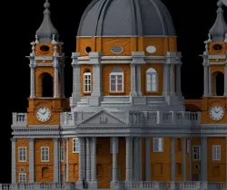 BASILICA di SUPERGA TURIN 3D model