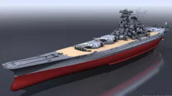 BATTLESHIP MUSASHI 3D model