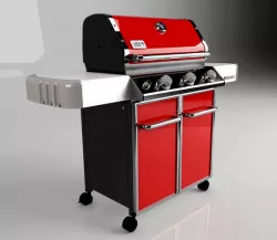 BBQ Genesis Weber 3D model