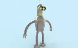 Bender low-poly Low-poly 3D model