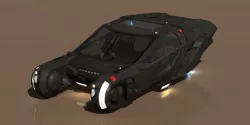Blade-Runner 2049 Peugeot Police Spinner update 3D model