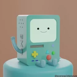 BMO from Adventure Time 3D model