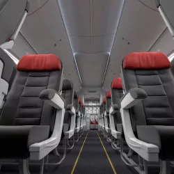 Boeing 737 Interior With Galley 3D model