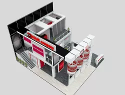  Booth Exhibition Stand a511 3D model