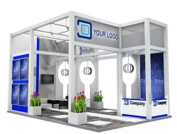 Booth Exhibition Stand a516 3D model