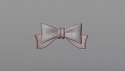 Bow decoration 3D model