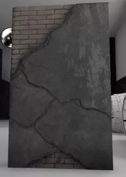 brick wall Low-poly 3D model