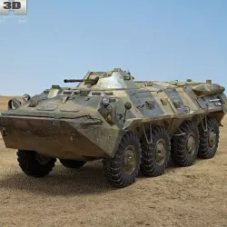 BTR-80 3D model