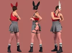 Bunny Robber 3D model
