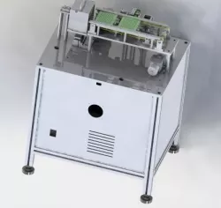Card stacking machine 3D model