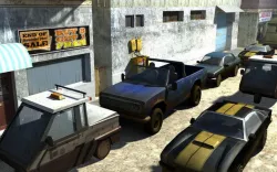 Cars LowPoly Low-poly 3D model