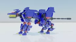Cat Mecha Robot Zoids 3D model