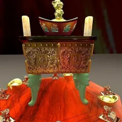 Chinese incense bronze burner   3D model