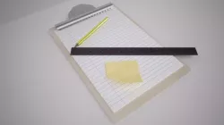 Clipboard bundle 3D model