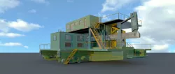 Coke pusher machine 3D model