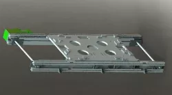 Conveyor belt of the chain 3D model