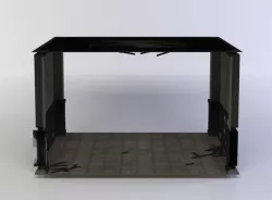 Corridor Low-poly 3D model