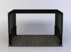 Corridor Low-poly 3D model