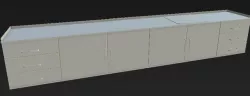 Counterop  Low-poly 3D model