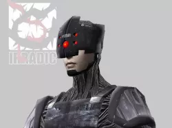 Cyber Infiltrator Low-poly 3D model