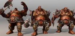 Cyclops Low-poly 3D model