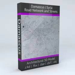 Damascus Road Network and Streets 3D model