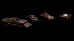 Death cars 3D model