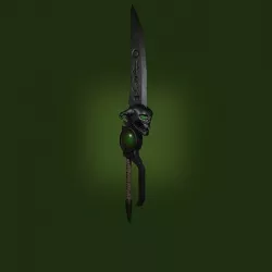 Demon Sword weapon PBR low-poly game ready Low-poly 3D model
