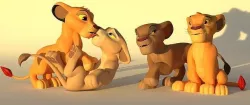 Disney Lion Cubs 3D model