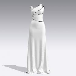 white elegance dresses 3d models 【 STLFinder